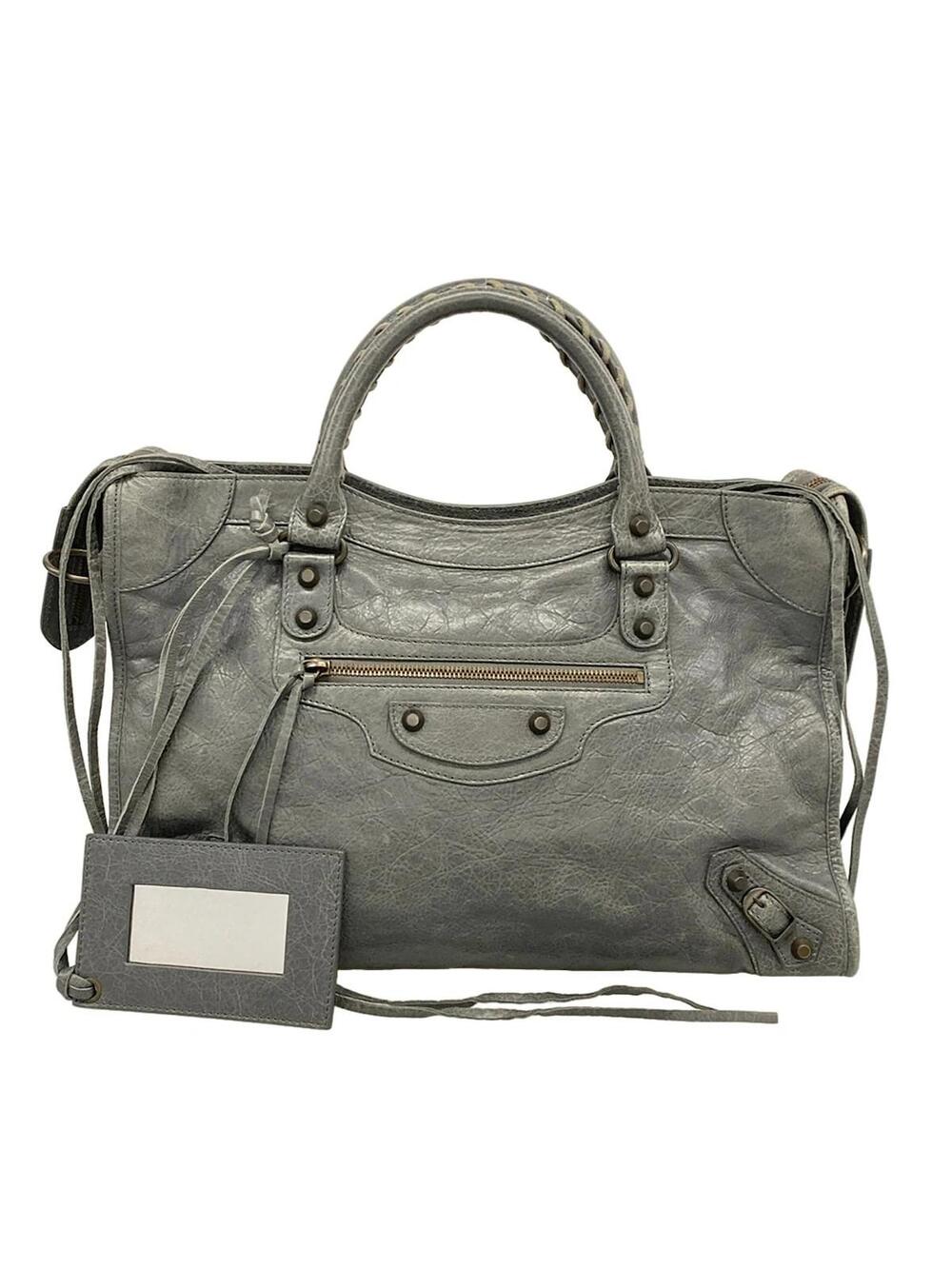 Balenciaga The City Dark Gray Leather #349919B22B
